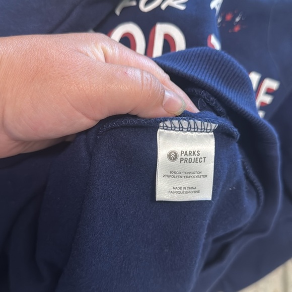 Parks Project For A Good Time Crewneck Sweatshirt Navy Small - Picture 9 of 10